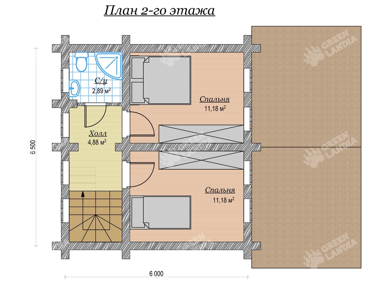 Планировка дома по проекту BR-08 "Ай-Петри"